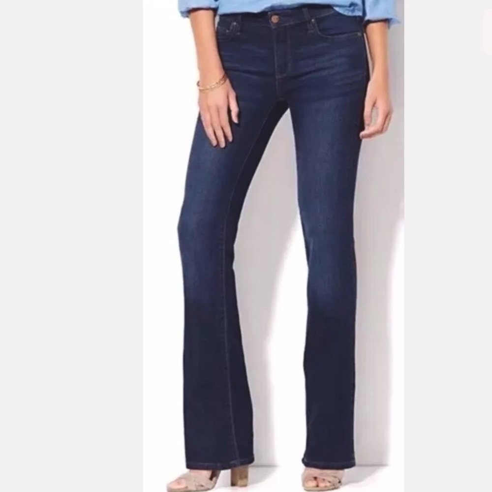New York & Company Low Rise Bootcut Jeans Size 14P